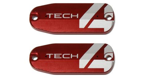 Hope tech 4 tank cover rood (x2 stuks)