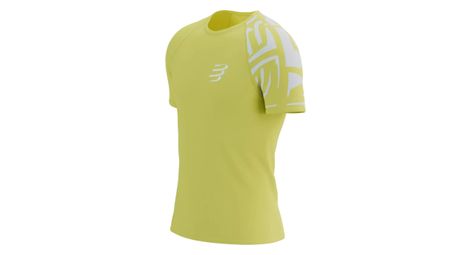 Training green sheen shirt met korte mouwen