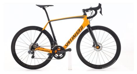 Produit reconditionné · Specialized Tarmac Di2 11V · Orange / Vélo de route | Très bon état