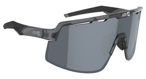 Occhiali Azr Speed RX Crystal Nero/Grigio Specchiato
