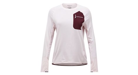 Jersey Peak Performance Freelight Polartec Power Grid rosa para mujer