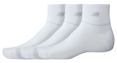 Chaussettes (3 paires) new balance running repreve blanc