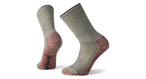 Chaussettes smartwool classic edition maximum cushion crew gris/rouge
