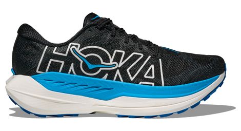 women s hoka rocket x trail shoes black blue