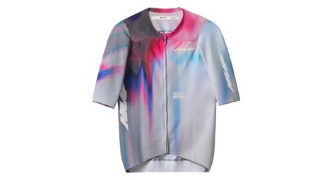 Maillot manches courtes maap  solar pro bleu femme