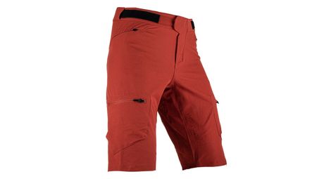 Short vtt leatt mtb allmtn 2 0 lava rouge