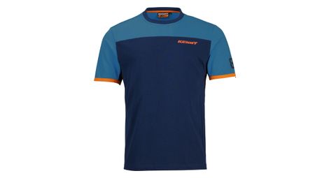 T shirt kenny paddock bleu marine   orange