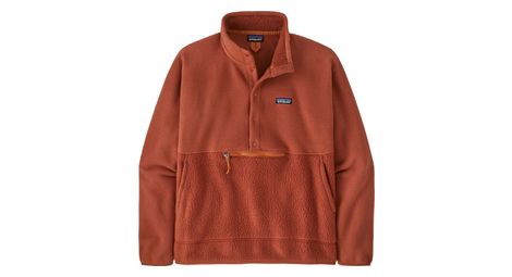 Patagonia retro pile 1/2 zip forro polar pullover red