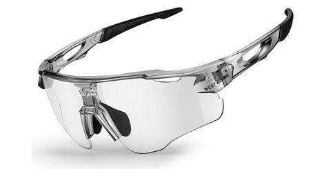 Lunettes de vélo polarisées photochromiques pour cyclisme - noir