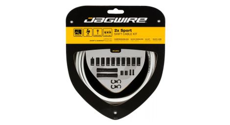 Jagwire 2x sport shift kit blanco