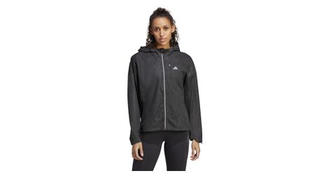 Adidas running adizero waterproof jacket black women's