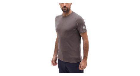 T-Shirt Technique Millet Fusion Marron Homme
