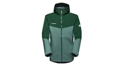 Veste imperméable mammut convey tour vert