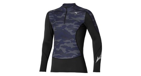 Haut thermique 1/2 zip mizuno breath thermo virtual body g3 noir