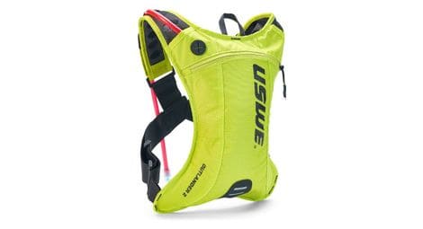 Sac d'hydratation uswe outlander 2 avec poche à eau 1.5l jaune fluo