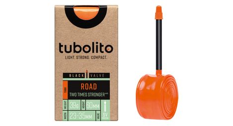 Chambre à Air Tubolito Tubo-Road 700 mm Presta 60 mm (Valve Noire)
