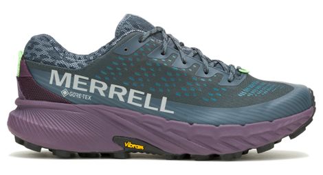 Merrell agility peak 5 gore-tex trail shoes blue/violet