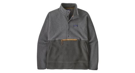 Pull-over polaire patagonia retro pile 1/2 zip gris