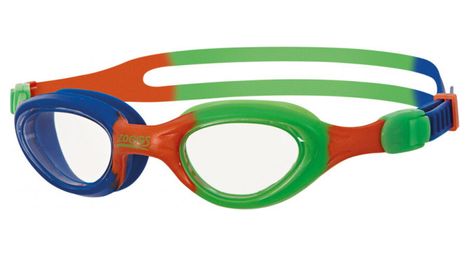 Lunettes enfants ( 1 à 6 ans )  zoggs little super seal - bleu / orange / green / clear
