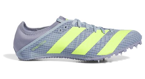 Adidas performance sprintstar grigio giallo unisex scarpe da atletica leggera 44.2/3