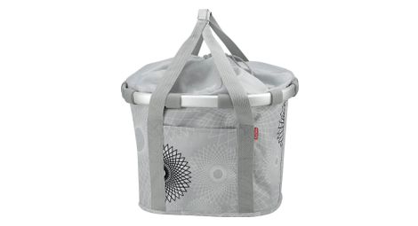 Bolsa de manillar klickfix bikebasket gris