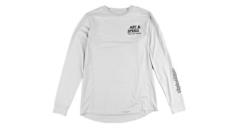 Camiseta de manga larga troy lee designs ruckus ride blanca