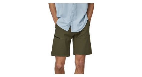 Patagonia altvia trail short 10 pulg. verde caqui