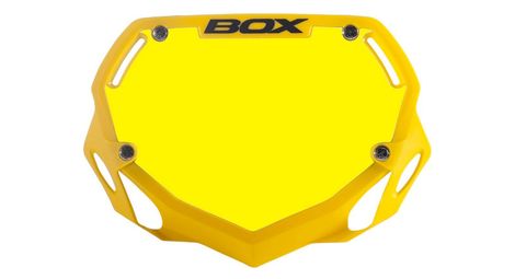 Plaque box two mini white et yellow yellow