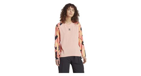 T shirt manches longues adidas five ten femme trailx corail