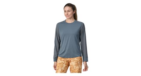 Maglia a maniche lunghe patagonia dirt craft donna blu