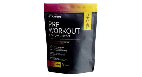 Boisson énergétique decathlon nutrition pre-workout cerise/citron240g