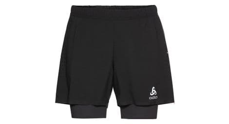 Odlo zeroweight 5in 2-in-1 shorts zwart