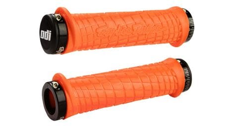 Troy lee designs poignées odi lock-on orange