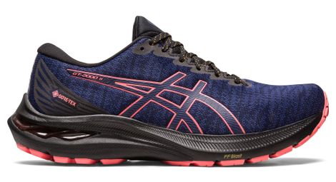 Chaussures running asics gt 2000 11 gtx bleu noir rose femme