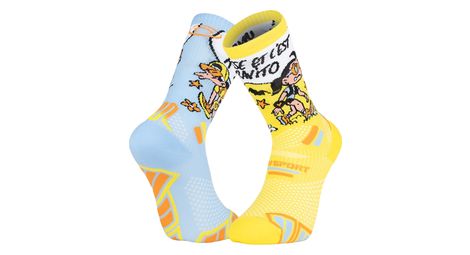 Calzini BV Sport Trail Ultra High Ravito Collector DBDB Blu/Giallo