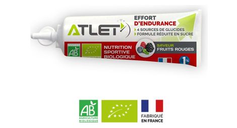 Gels énergétique atlet fruits rouges