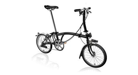 Velo pliant brompton c line explore guidon bas 2022 matt black