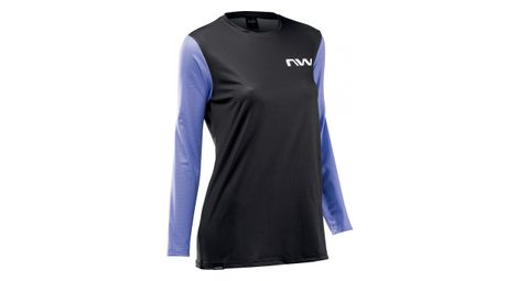 Maillot de manga larga northwave freedom am para mujer morado/fucsia