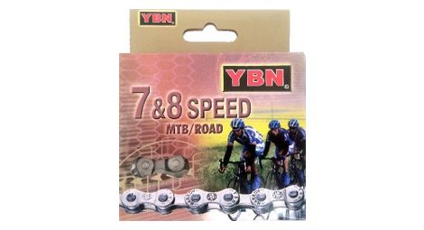 Chaine 6/7/8 vitesses 116 maillons - yaban anti-rouille