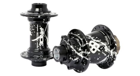 Moyeux pride matrix splash 36h noir argent 20/10mm