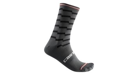Calcetines Castelli Unlimited 18 Gris / Negro