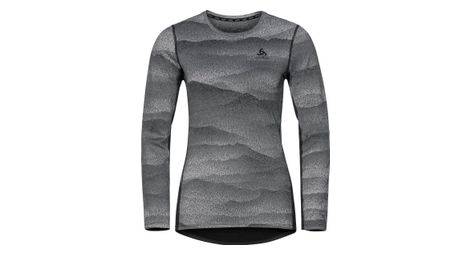 Maillot manches longues odlo whistler eco noir femme