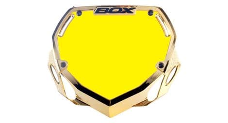 Plaque box one pro white et yellow chrome gold