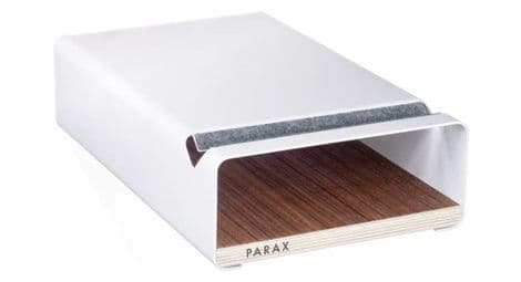 Parax s-rack l soporte de pared blanco/nogal