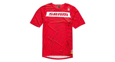 Kurzarmtrikot Skyline Air Sram Rot