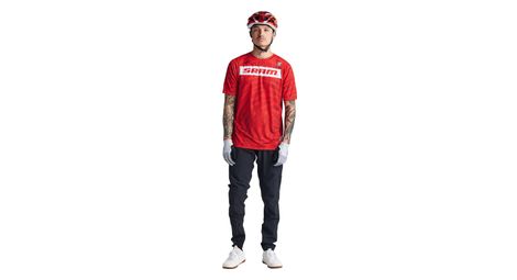 Kurzarmtrikot Skyline Air Sram Rot