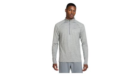 Haut 1/2 zip nike dri-fit stride gris homme