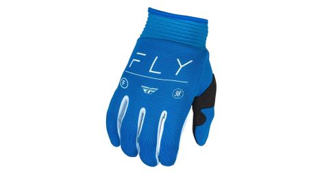 Fly racing f-16 guantes mtb azul blanco niño