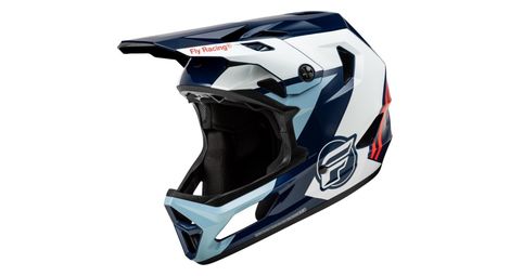 Casque Fly Racing Rayce Rouge/Blanc/Bleu Enfant