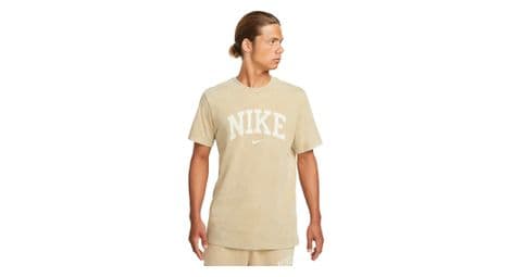 Camiseta de manga corta nike sportswear retro beige